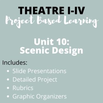 Preview of Theatre I-IV Project Based Learning Unit 10: Scenic Design