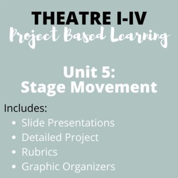 Preview of Theatre I-IV Project Based Learning Unit 5: Stage Movement