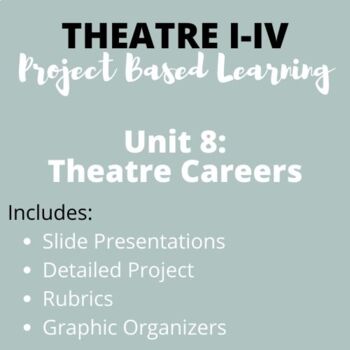 Preview of Theatre I-IV Project Based Learning Unit 8: Theatre Careers