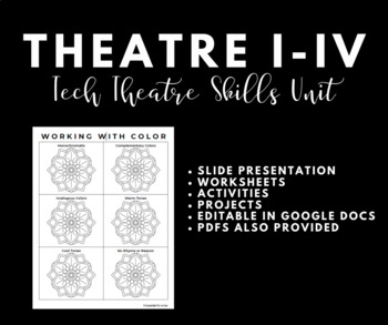 Preview of Theatre I-IV: Technical Theatre Skills Unit (General)