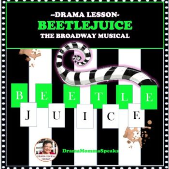 Preview of Broadway Musical Unit And Study Guide For Beetlejuice Great for Halloween!