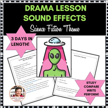 Preview of Drama Lesson| High School| Sound Effects Using a Science Fiction Theme