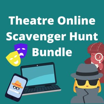 Preview of Theatre Online Scavenger Hunt Bundle