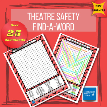 Preview of Theatre Safety Find a Word