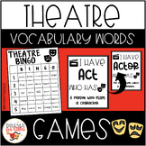 Theatre Vocabulary Word Game Bundle