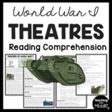 World War I Theatres of War Reading Comprehension Informat