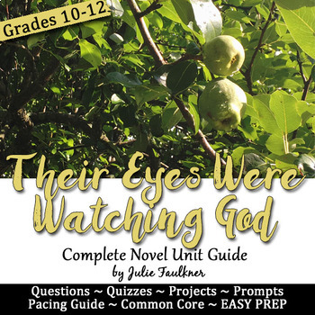 Preview of Their Eyes Were Watching God Unit Plan, Literature Guide, Lesson Plans