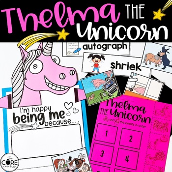 Preview of Thelma the Unicorn Read Aloud - Reading Activities - Reading Comprehension