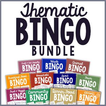Preview of Thematic Bingo {BUNDLE}