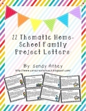 Thematic Home-School Project Letters