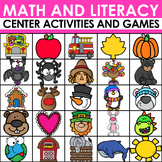 Thematic Literacy and Math Games and Center Activities Gro