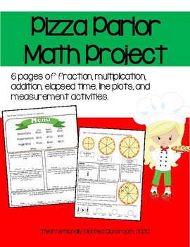 Preview of Thematic Math Review Project *End of Year Review*  *Distance/Remote Learning*