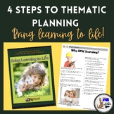 Homeschool Thematic Planning - "Bring Learning to Life" BUNDLE