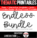 Thematic Printables BUNDLE!