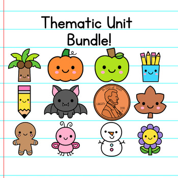 Preview of Thematic Unit Bundle