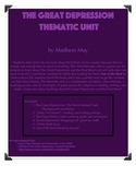 Thematic Unit- Great Depression and Dust Bowl