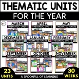 Thematic Units for Kindergarten Mega Bundle