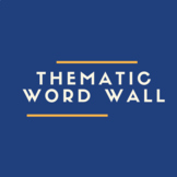 Thematic Word Wall for Reading Comprehension