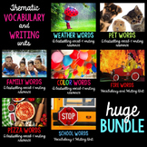 Thematic Words {in English and Spanish} GIANT BUNDLE