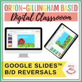 Themed b/d Reversals Practice Google Slides™ | Distance Learning