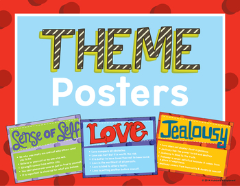 Preview of Theme Posters with Theme Statements - RL 4.2, RL 5.2