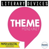 3 Theme Lesson for Teaching Theme - Passages and Worksheet
