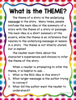 Theme Reading Passage and Task Cards FREE | Theme Activities | TpT