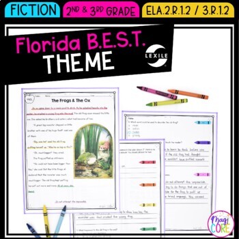 Preview of Theme 2nd & 3rd Grade Florida BEST Reading Comprehension ELA.2.R.1.2 ELA.3.R.1.2