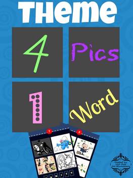 Preview of Theme: 4 Pics 1 Word Powerpoint Game