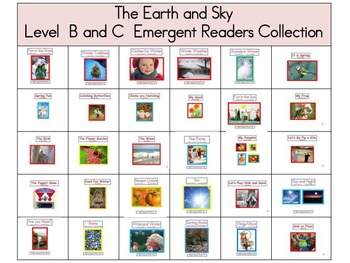Preview of Theme 4 The Earth and Sky Emergent Readers Level B and C Collection
