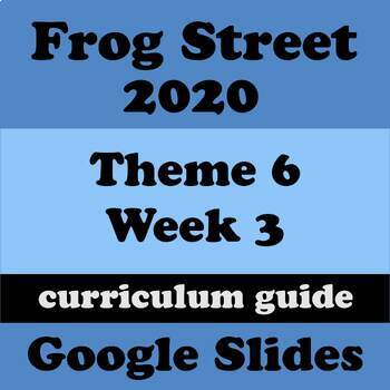Preview of Theme 6 Week 3 - On the Move -  Travel - Frogstreet 2020
