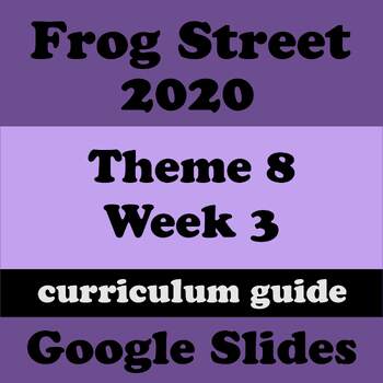 Preview of Theme 8 Week 3 - Animals  - Sea Life - Frogstreet 2020