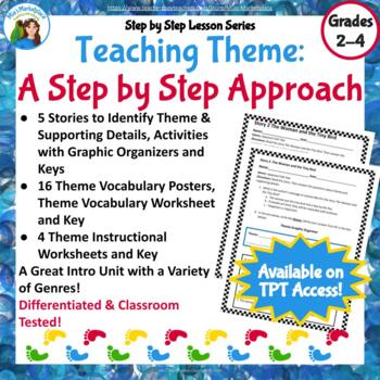 Preview of Theme: A Step by Step Modified Approach to Teaching Theme