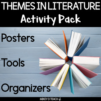 Preview of Theme Activities & Guided Notes - Graphic Organizers - Tools - PRINT + DIGITAL