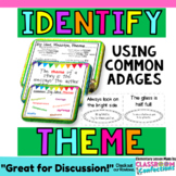 Theme Activity : Finding the Theme 3rd 4th 5th Grades