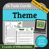 Theme Aesop's Fables Task Cards Print or Digital Google Slides