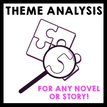 Preview of Theme Analysis for Any Novel or Story