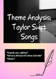 Theme Analysis: Tortured Poets: Taylor Swift Songs