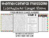 Theme/Central Message Literature Digital or Print Escape Room