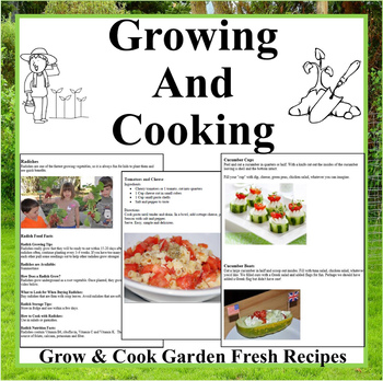 Preview of Grow It and Cook It Theme Cooking Camp-Grow and Cook Garden Fresh Recipes
