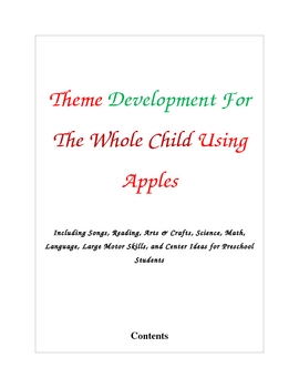 Preview of Theme Development for the Whole Child Using Apples