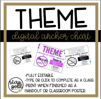Preview of Theme Interactive Digital Anchor Chart