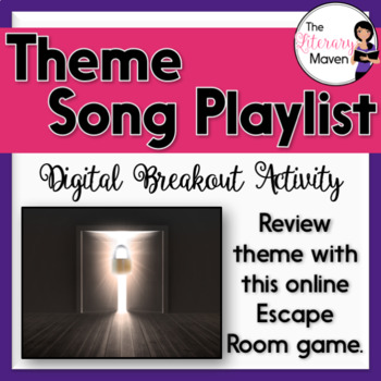 Theme Digital Breakout Activity - Theme Song Playlist
