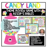 Theme ELA Review Game Task Cards Candy Land Classroom Tran