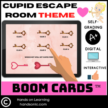 Preview of Theme Escape Room Valentine's Day Boom Cards