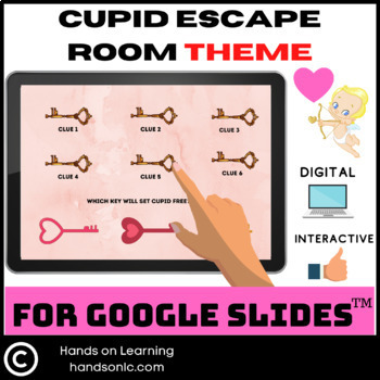 Preview of Theme Escape Room Valentine's Day for Google Slides
