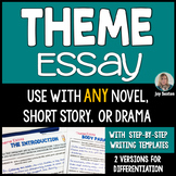 Theme Essay - Literary Essay Writing for ANY Novel, Story,