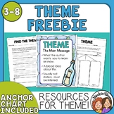 Theme Freebie! Graphic Organizer, Anchor Chart, & Workshee