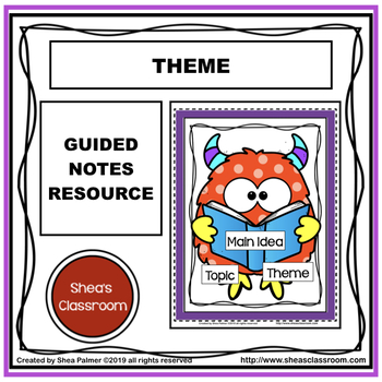 Preview of Theme Guided Notes Resource