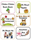 Theme Labels For Classroom Organization
